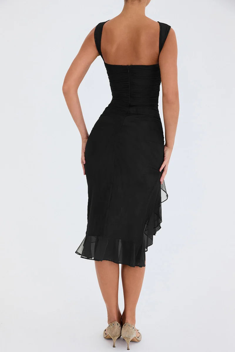 Elegante vestido Midi