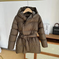 Chaqueta con capucha ancha