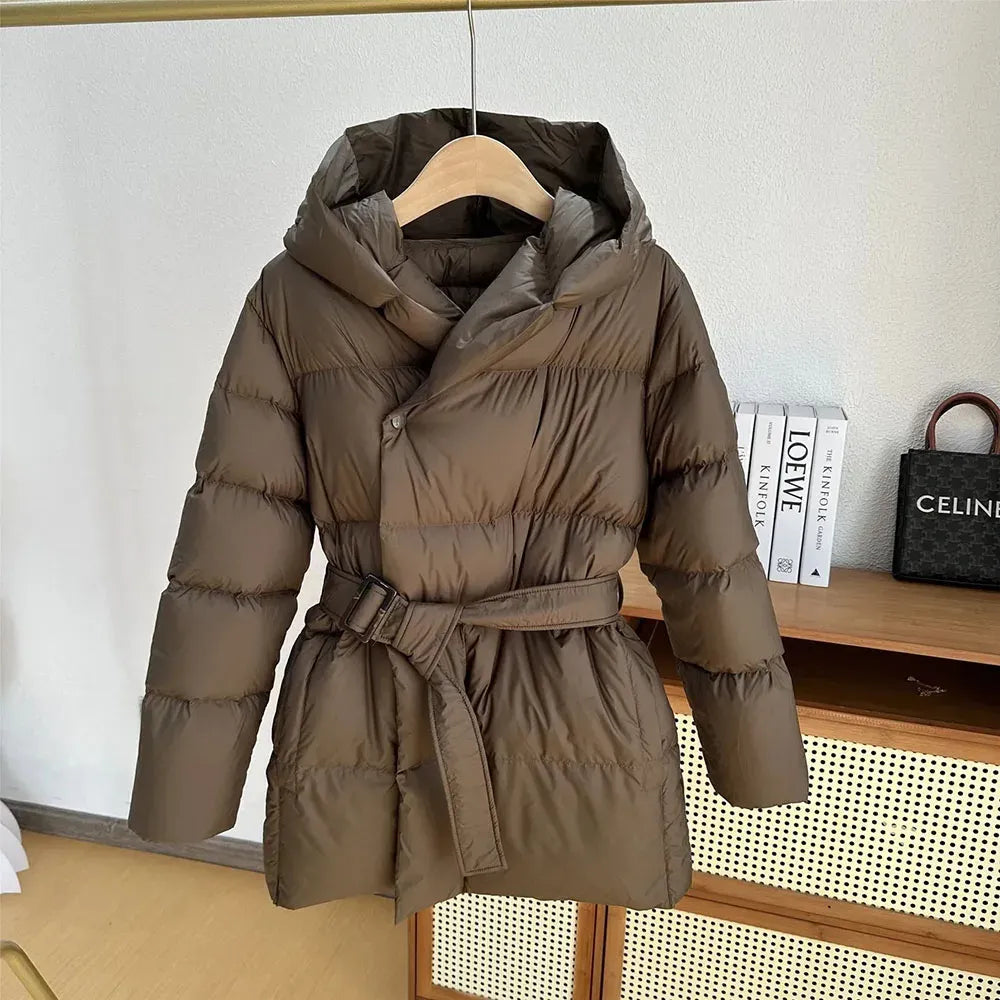 Chaqueta con capucha ancha