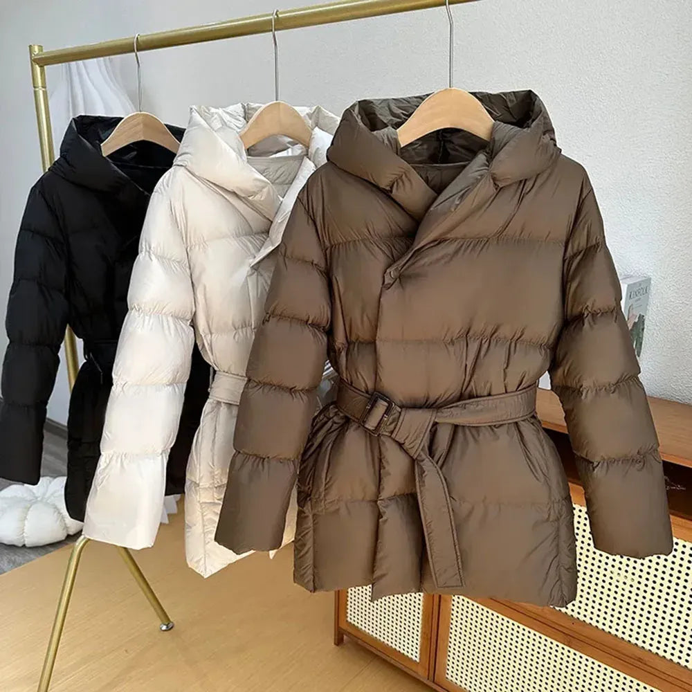 Chaqueta con capucha ancha